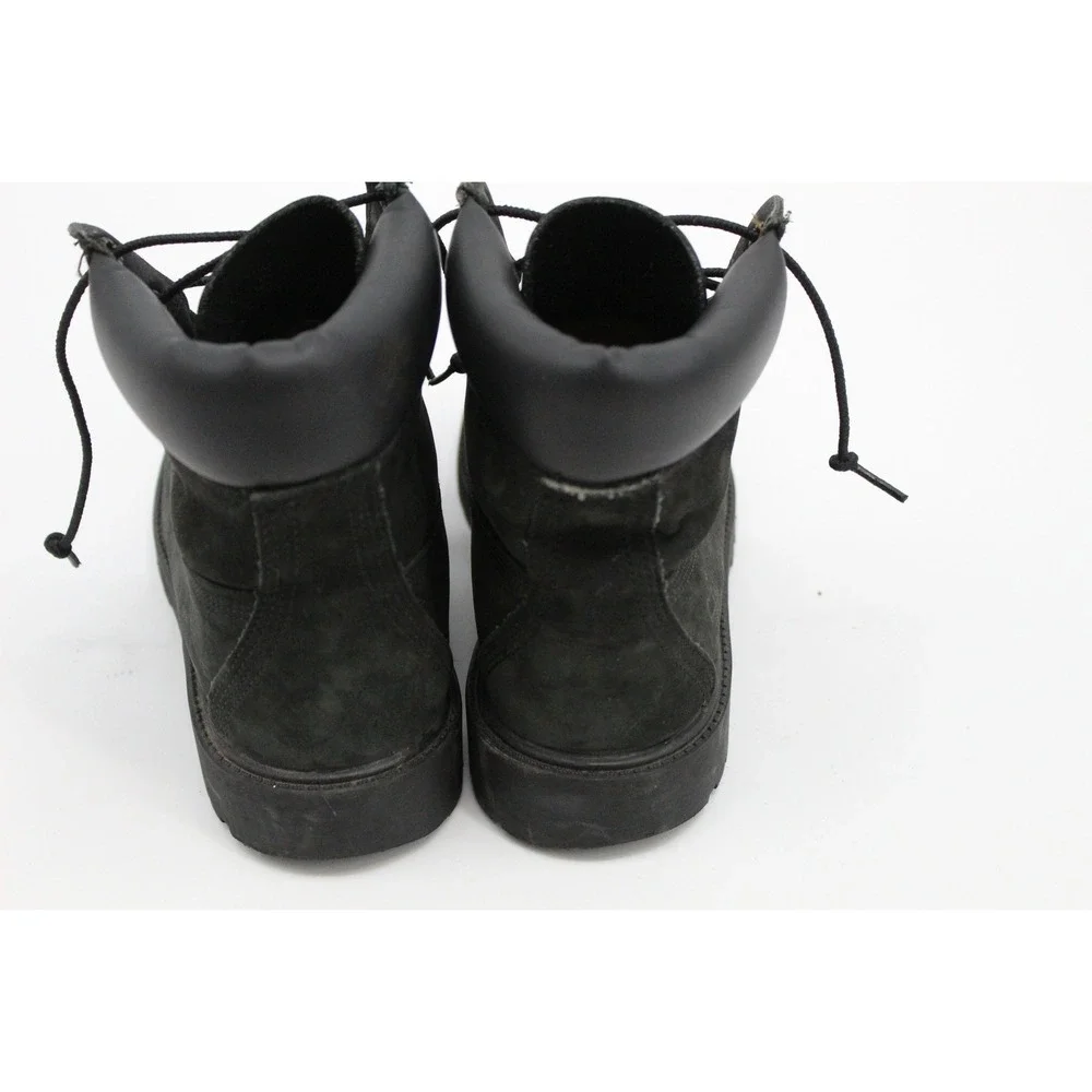 Timberland 6-inch Premium Waterproof Boots Black Nubuck 12907 Mens 6.5 M
